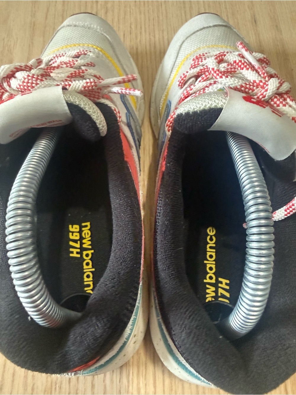 Women’s New Balance 997H grey, red, yellow sneakers great condition. - Picture 5 of 7